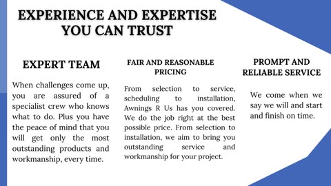 Professional Awning Repairs in Sydney - Awnings R US
