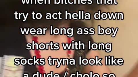 LMAO THEY LOOK GOOFY AS FUCK THINKING THEY LOOK “ hella firme ”