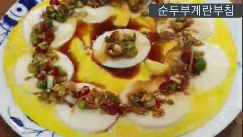 soft tofu fried egg