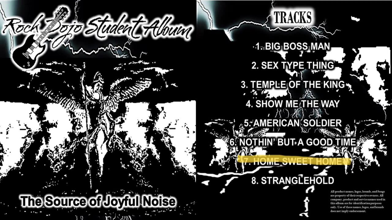 Rock Dojo Student Album #29 “Joyful Noise”: Home Sweet Home (Motley Crue Cover) Track 7