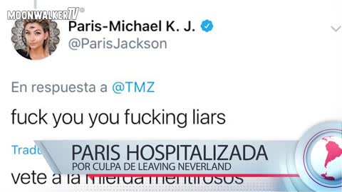 ¡PARIS JACKSON HOSPITALIZADA!