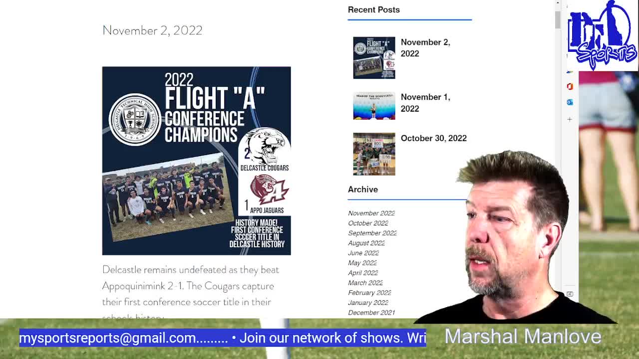 My Sports Reports - Delaware Edition - November 2, 2022