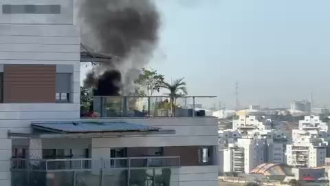 A drone reportedly struck a residential building in the southern city of Yavne a