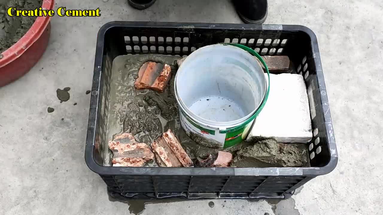 Great, the idea of making smoke free wood stoves from cement and plastic baskets