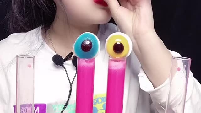 Asmr water drinking and eating