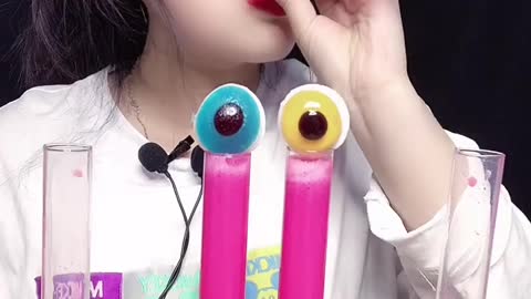 Asmr water drinking and eating