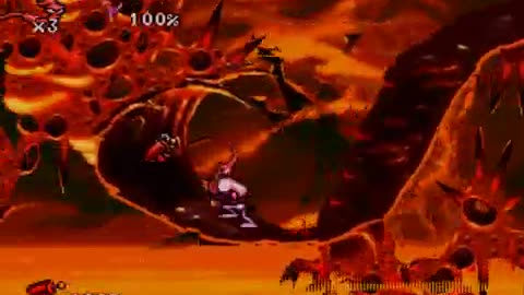 Earthworm Jim stage 2 What the heck_Cut