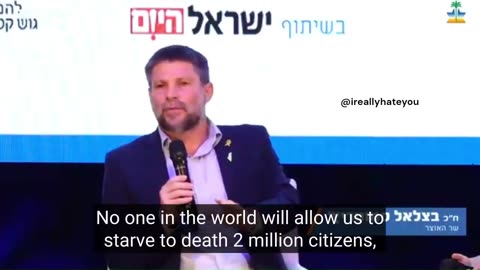 "No one in the world will allow us to starve to death 2 million citizens"