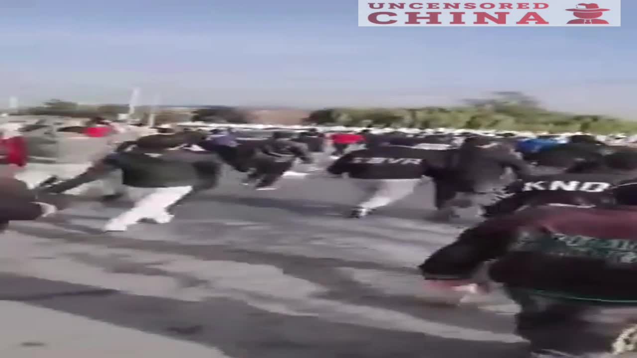 Today - Clashes at Foxconn's iPhone plant in China's Zhengzhou.