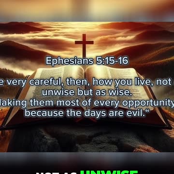 Stop Wasting Time: Unlock Purpose with Ephesians 5