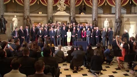 peaker McCarthy Holds Signing Ceremony for Nullification People House.