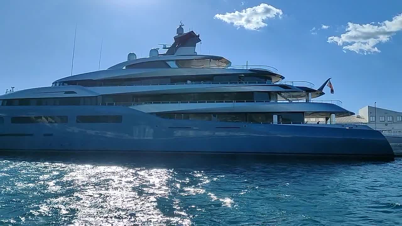 Superyacht at Sea