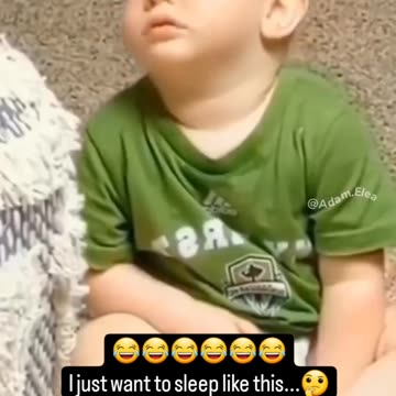 Funny 🤣 Baby Sleeping 😴 Style 🥰
