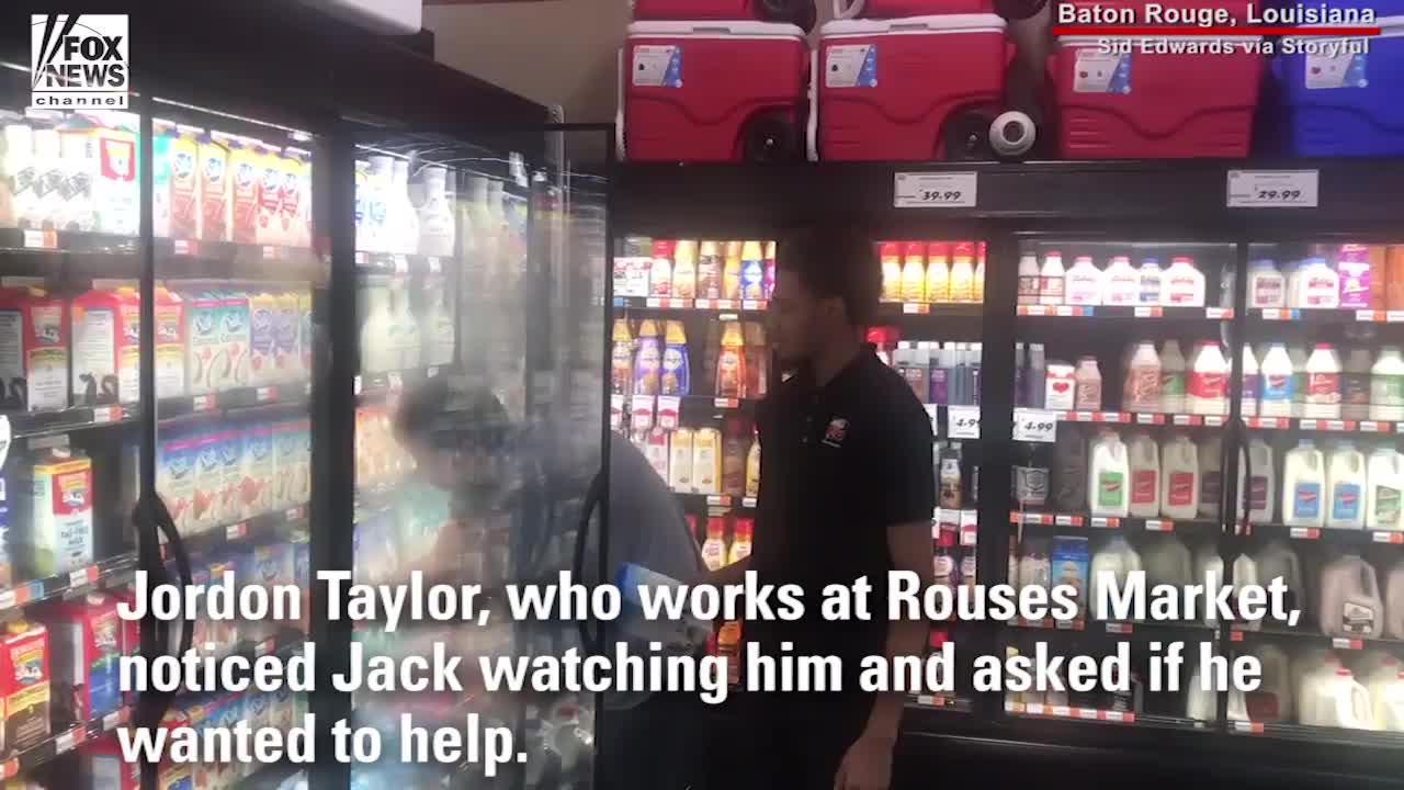 College Donations Reach 100K After Store Employee Allows Austic Child To Help Stock Shelves