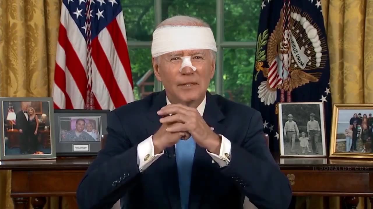 Biden was attacked by racist white supreme pizza extremist sandbags