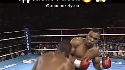 Mike Tyson nearly broke his opponents neck