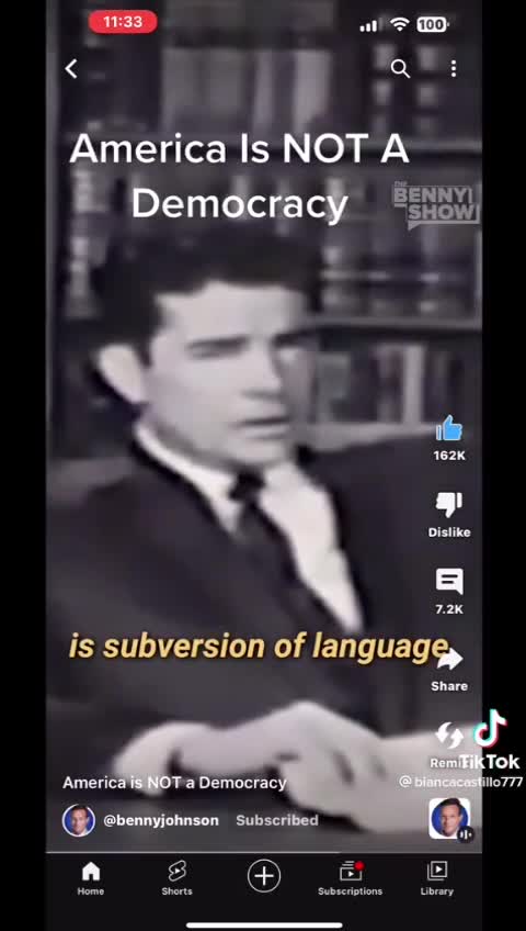 America is NOT A Democracy