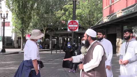 Debate with Atheist & Shahadah at Portland Oregon