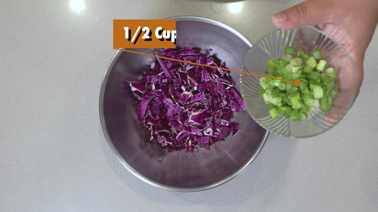 Red Cabbage Vinegar Slaw