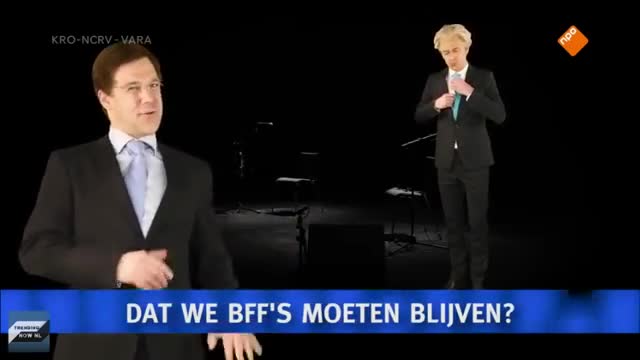 Laatste stem advies: Rutte versus Wilders rapbattle