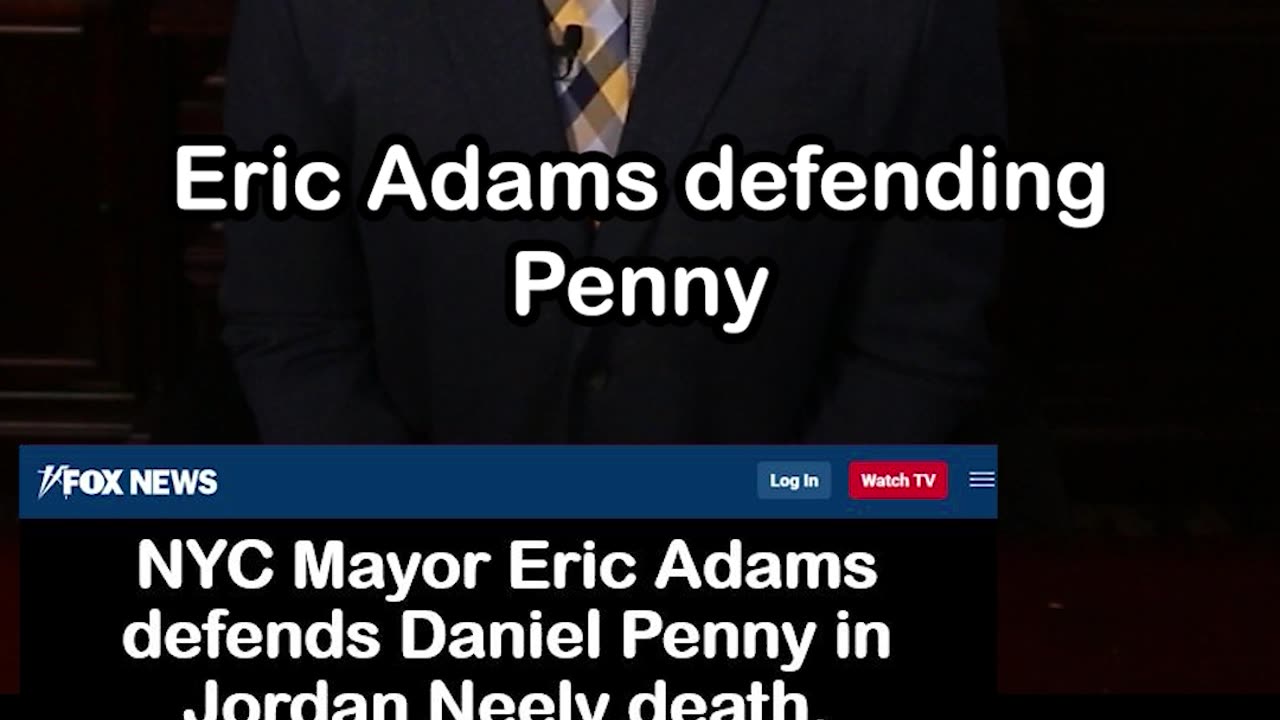 Eric Adams Defends Daniel Penny in Jordan Neely Subway Case