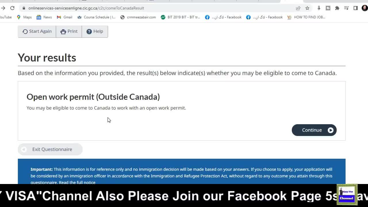 Canada Biggest Work Permit Program 2023 I Urdu I Easy Visa