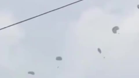 Soldier survives fall when parachute fails to open