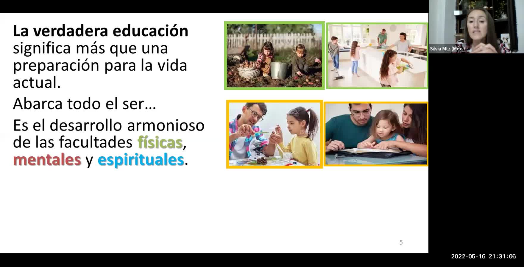 Escuela de Padres - 16 May 2022