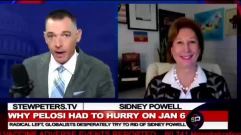 🚨 - Sidney Powell Shares The Truth About Why Pelosi Had To Hurry On January 6th - 🚨