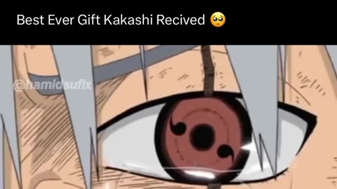 Best gift ever by obito to kakashi😔😔😔🥺🥺🥺