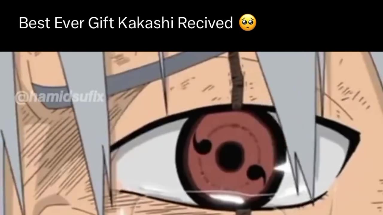 Best gift ever by obito to kakashi😔😔😔🥺🥺🥺