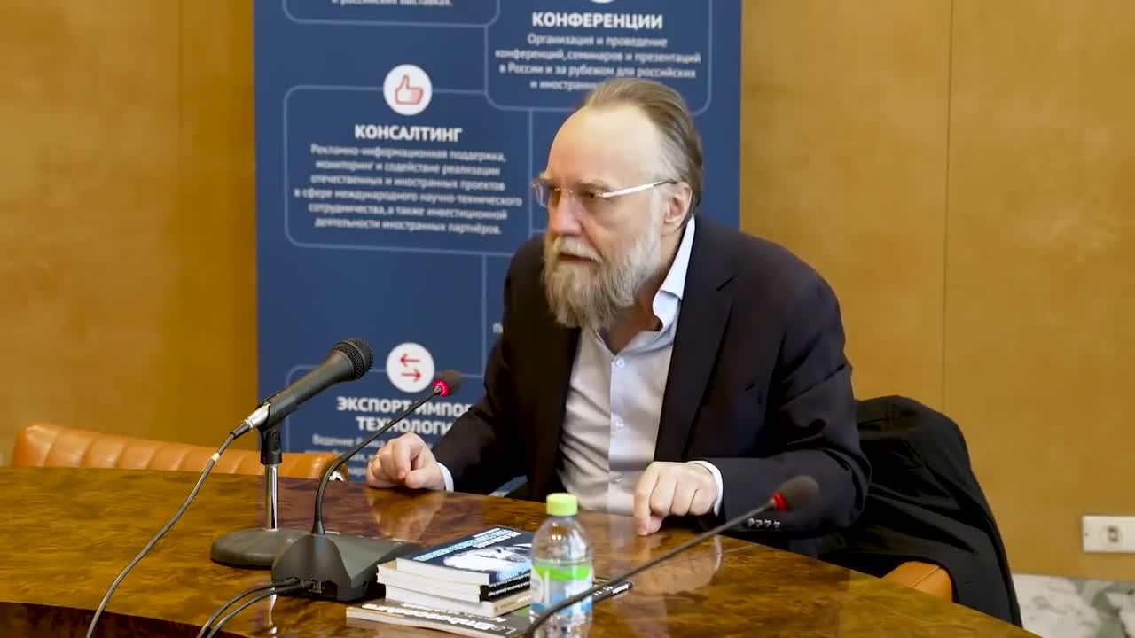 Alexander Dugin speaking on the Ukraine conflict