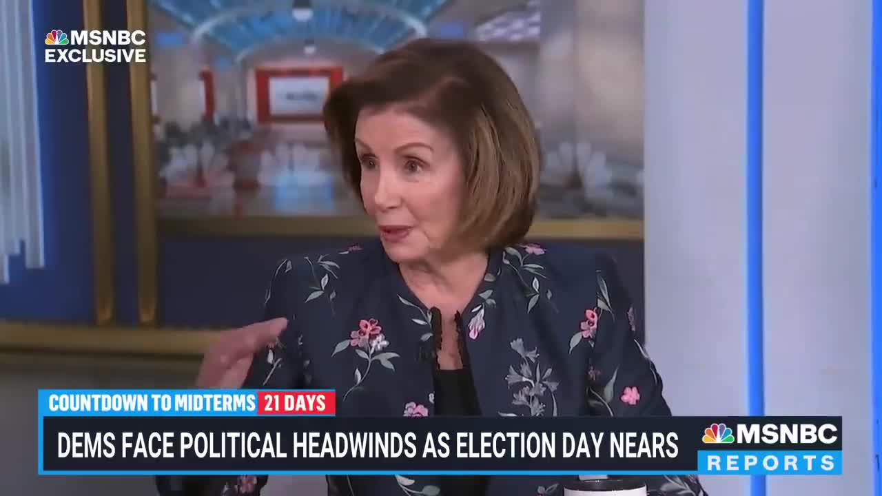 Speaker Nancy Pelosi: ‘Our Democracy Is At Stake’ In The 2022 Midterms