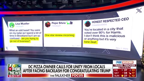 DC pizza shop owner faces backlash after congratulating Trump