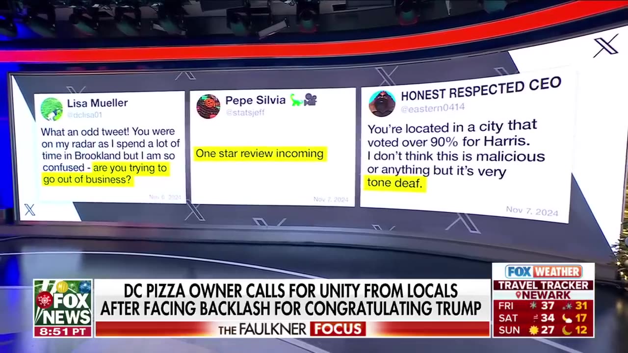 DC pizza shop owner faces backlash after congratulating Trump