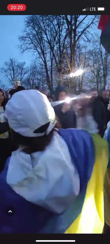 Banderite chants of Ukrainian Ultranationalists.