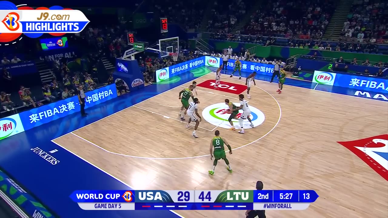 USA 🇺🇸 vs Lithuania 🇱🇹 _ J9 Highlights _ FIBA Basketball World Cup 2023