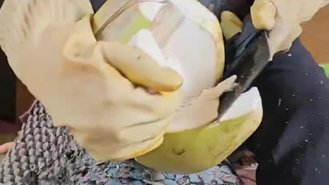 Fresh coconut oil water 👍