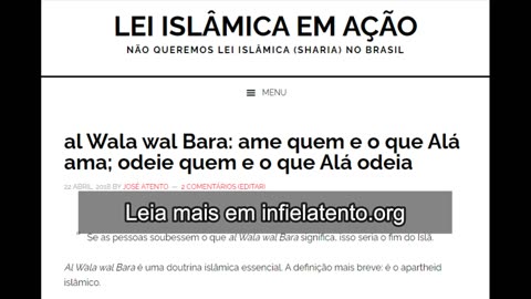 Por que o muçulmano não deseja paz para o descrente?