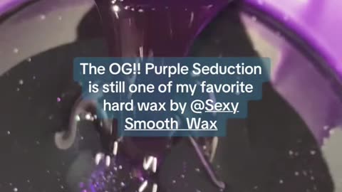 Leg Waxing with Sexy Smooth Purple Seduction Hard Wax by @skin.boss_