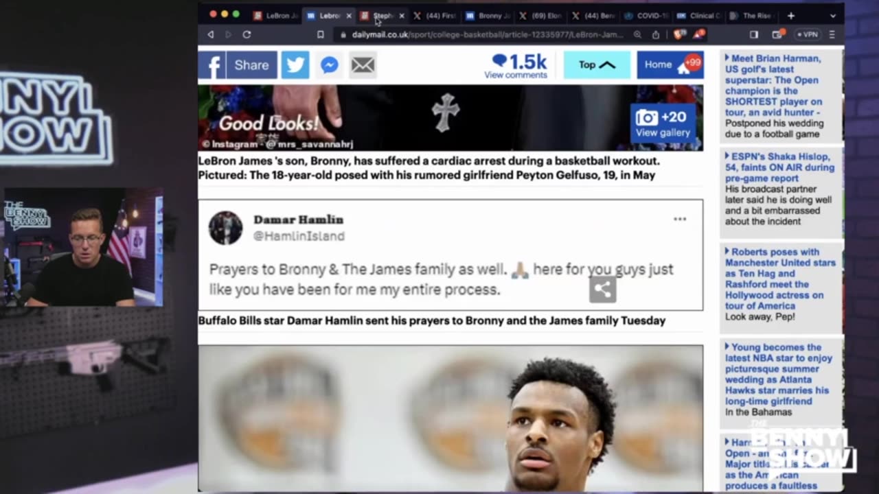 LeBron James’ 18 Year-Old Son Suffers CARDIAC ARREST | "Unconscious" | Hospitalized In ICU