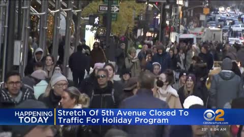 Stretch of Fifth Avenue closed to traffic for holiday Open Streets