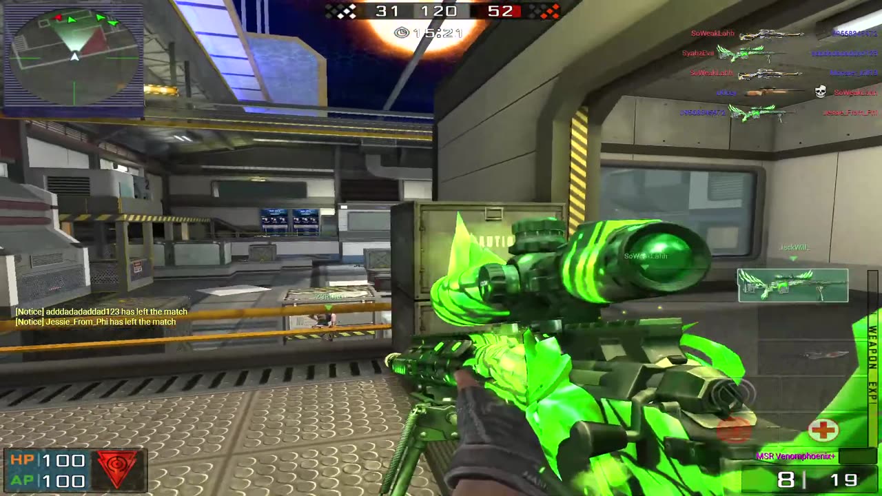 BlackShot Sniper MSR VenomPheonix SyahzEvil