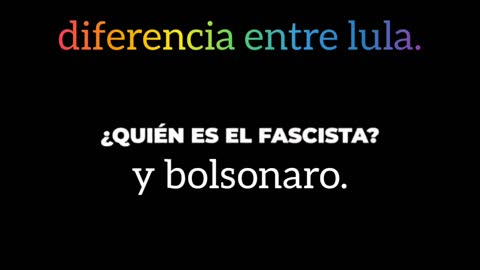 LULA VERSUS BOLSONARO, NO TE DEJES ENGAÑAR.
