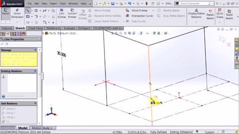 SOLIDWORKS - 3D Sketch Basics