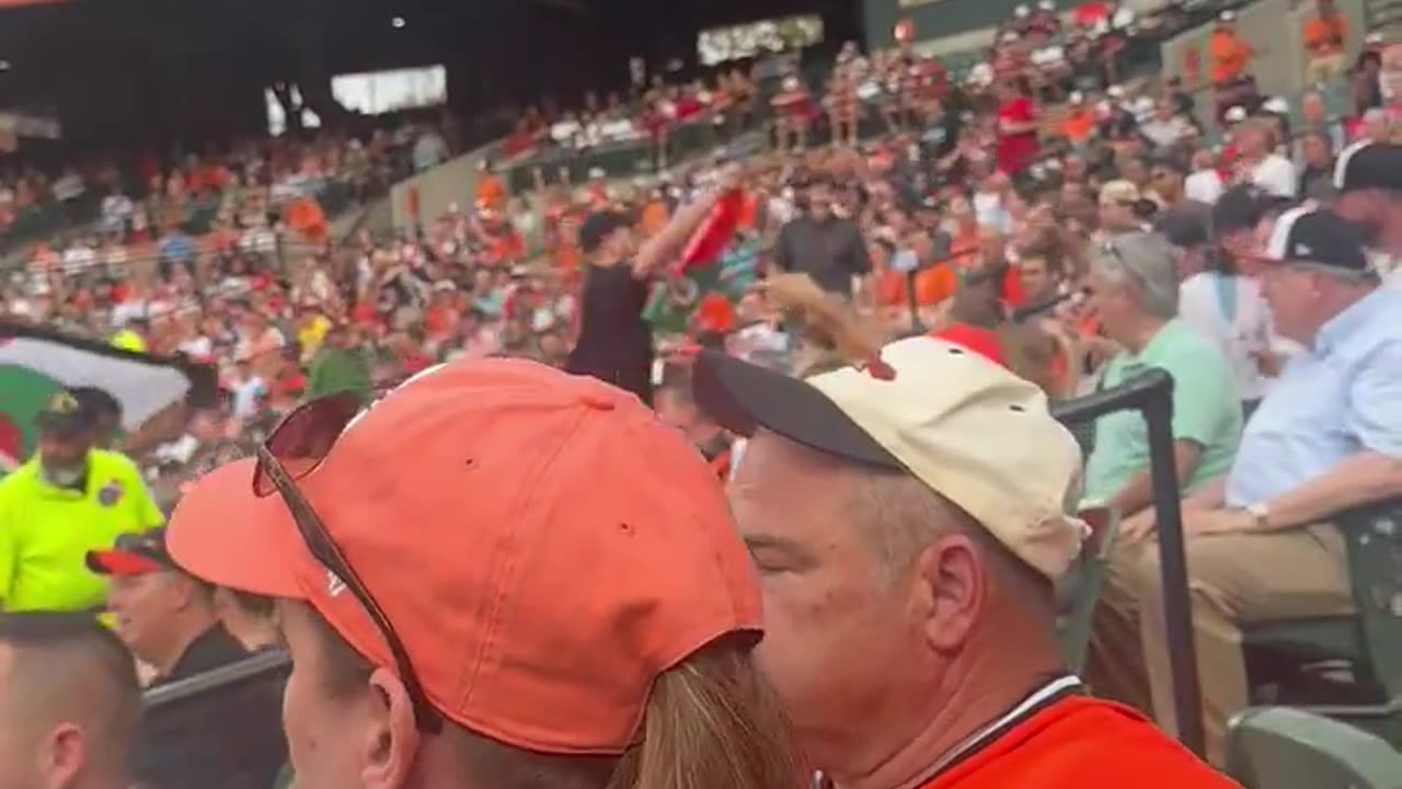 "Get the F*** Outta Here!" - Pro-Palestine Crazies Booed Out of Orioles Game