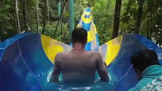 The World's LONGEST Water Slide!! (Malaysia's Paradise Island) 🇲🇾