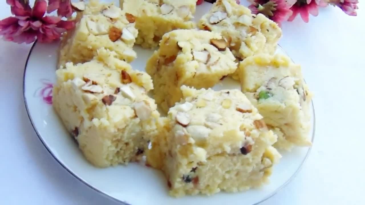 Milk powder Burfi recipe | Easy Burfi recipe | Burfi recipe by My cookery book