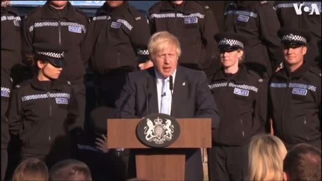 Security Down Behind Boris Johnson