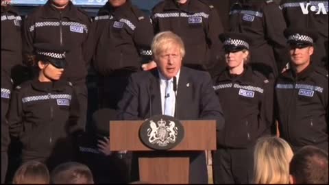 Security Down Behind Boris Johnson